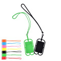 Promotional Silicone Lanyard With Phone Holder & Wallet